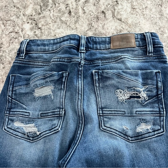 BKE Jeans the buckle distressed skinny gabby high rise ankle size 25 twenty five - Picture 10 of 11